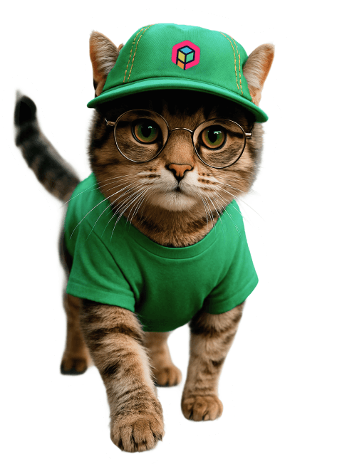 Идущий котик