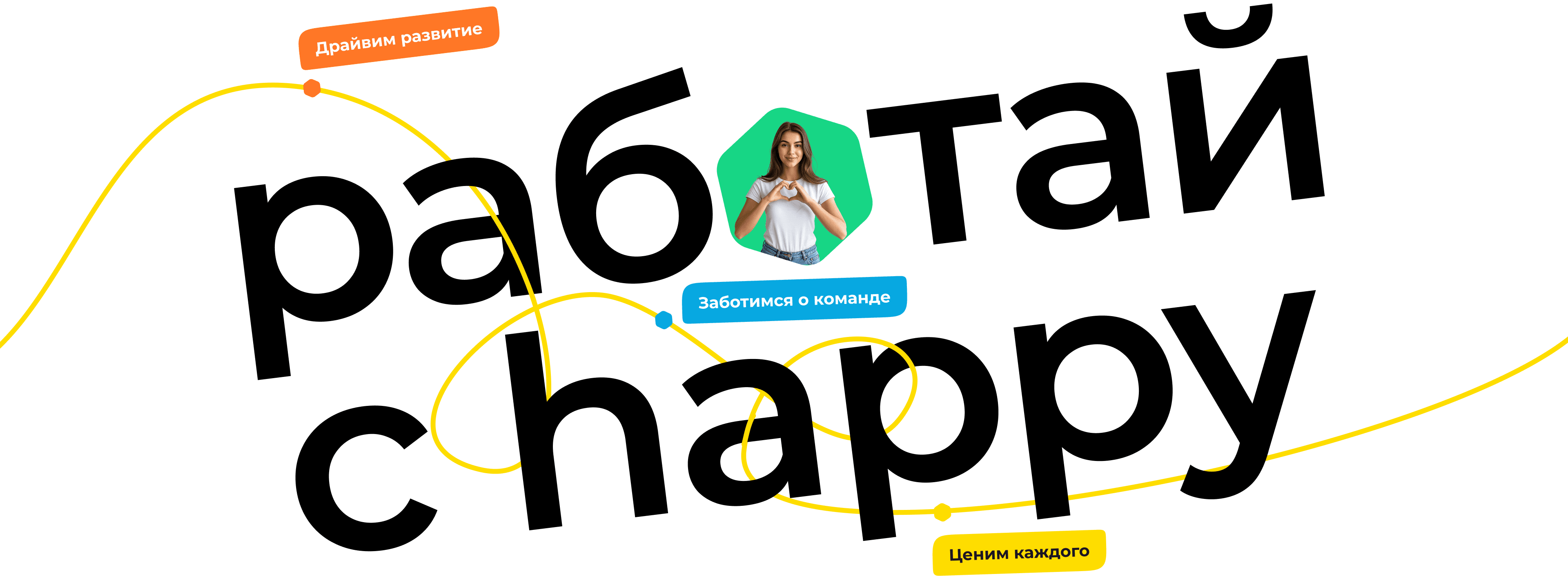 Работай с happy