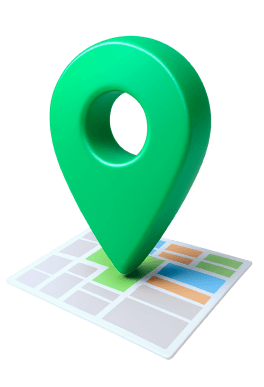 Карта с указателем